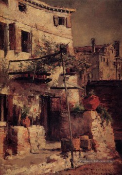 Une scène vénitienne John Henry Twachtman Peinture à l'huile